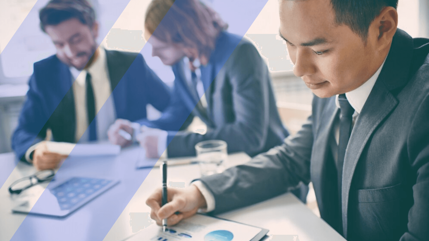 A team of experts analyzing bpo outsourcing statistics